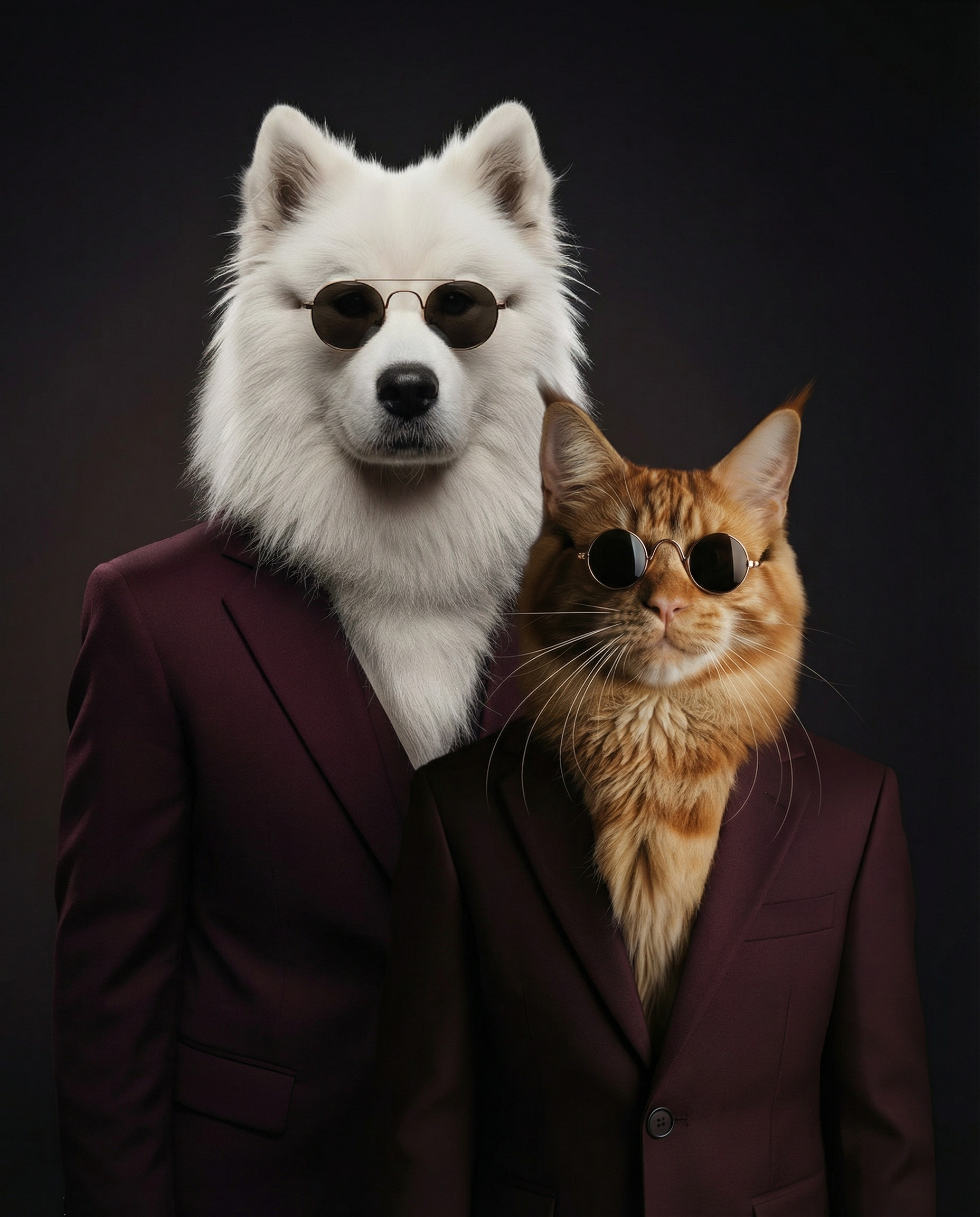 Noir Collection: Personalised Digital Pet Portrait